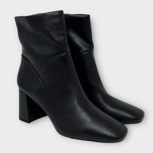 Nordstrom Rack Naja Faux Leather Ankle Bootie Size 7 - Picture 1 of 7